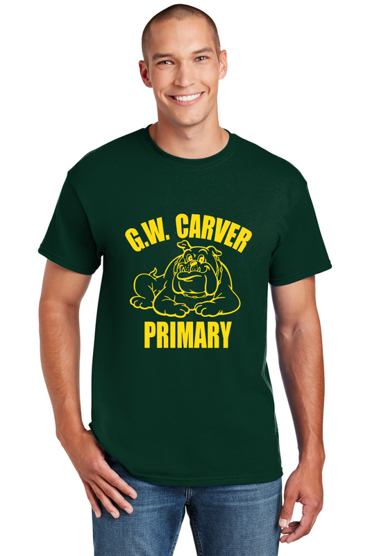 G W Carver Primary Forest Green T Shirt