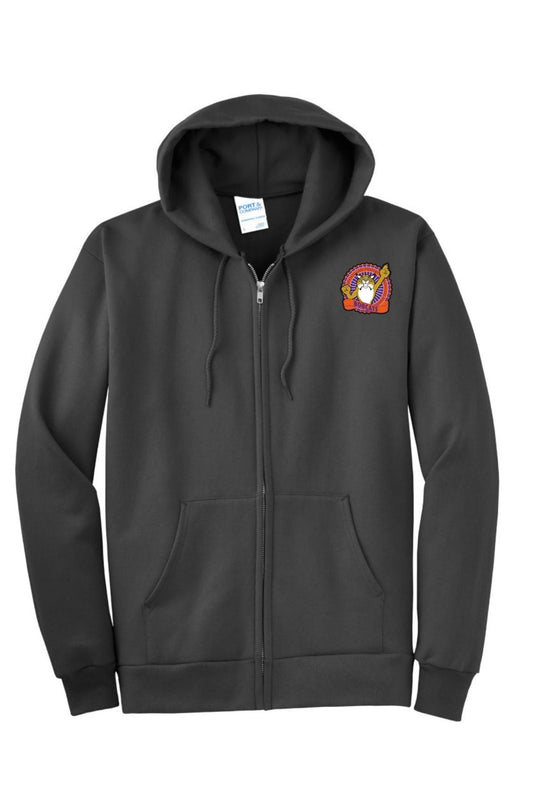 Spanish Lake Primary Charcoal Full-Zip Hooded Sweatshirt