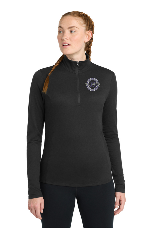 Dutchtown Sound Black Long Sleeve Pullover - Ladies Cut