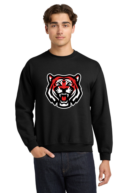 Donaldsonville High Tiger Crewneck Sweatshirt - Black
