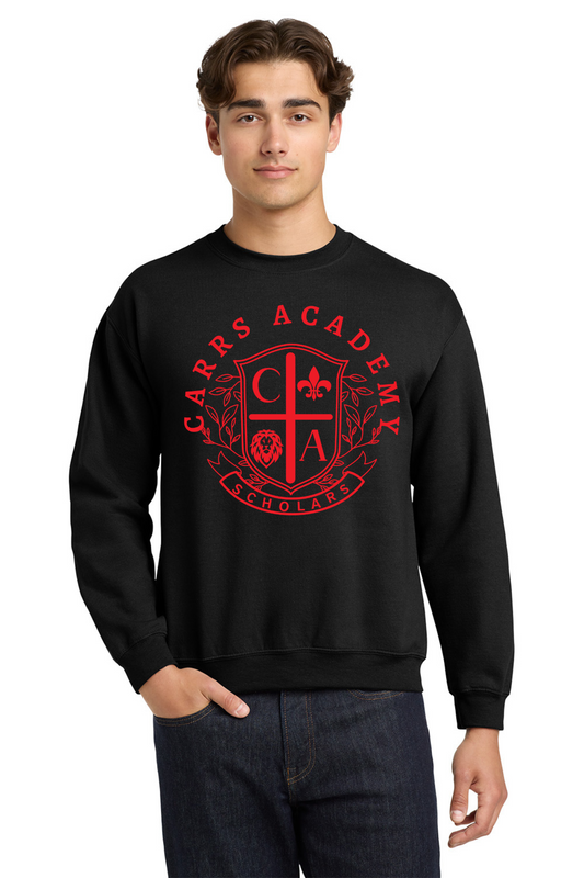 CARRS Academy Crewneck Sweatshirt - Black