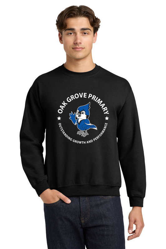 Oak Grove Primary Black Crewneck Sweatshirt
