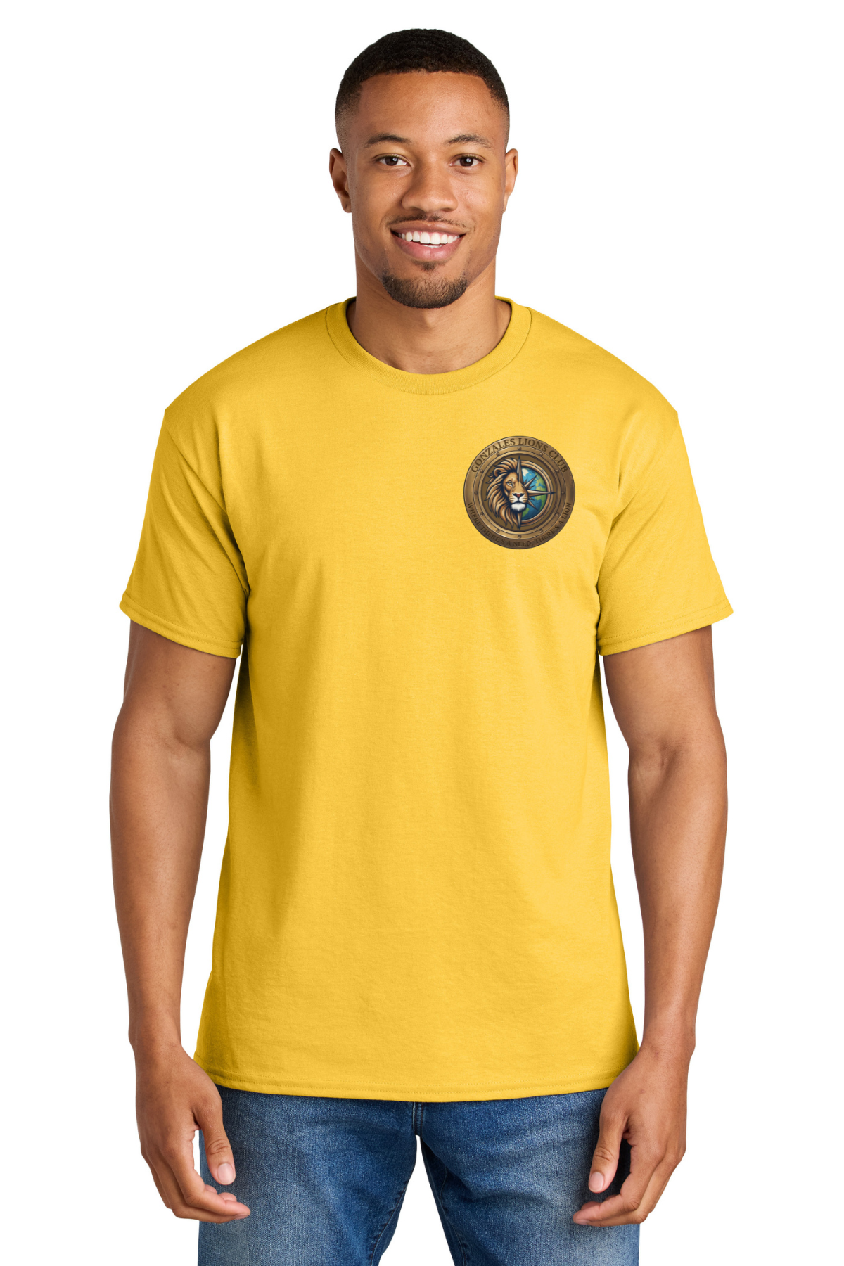 Lions Club Compass Design T Shirt