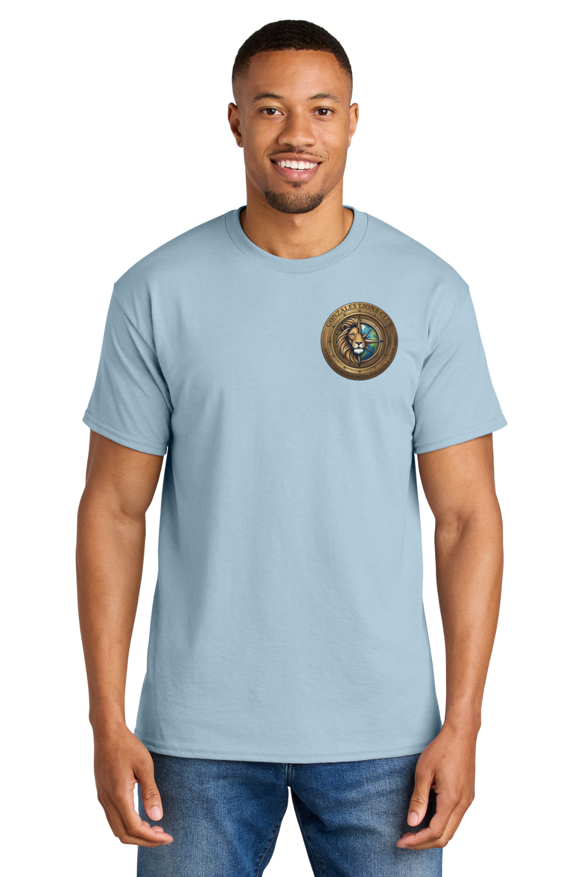 Lions Club Compass Design T Shirt