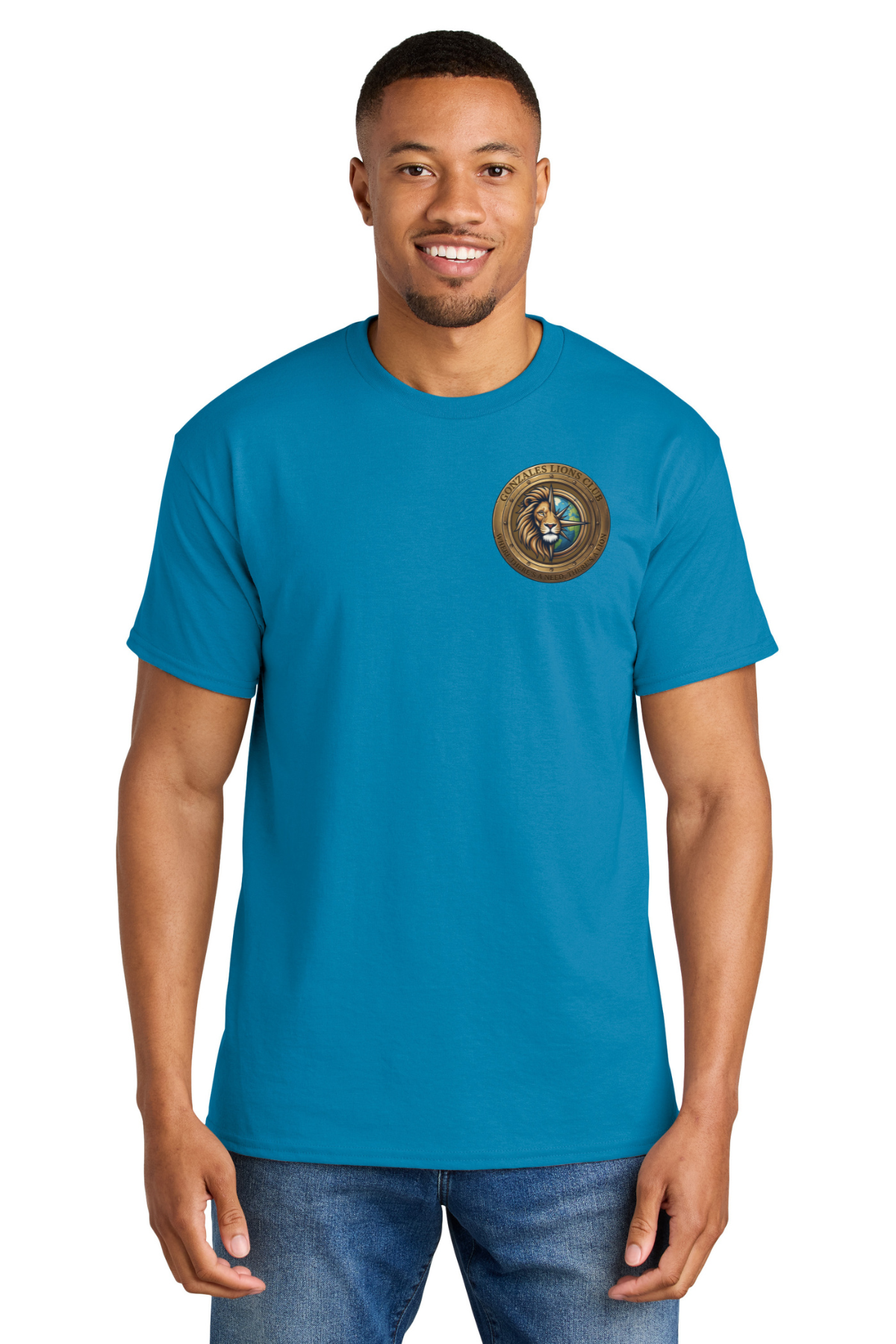 Lions Club Compass Design T Shirt