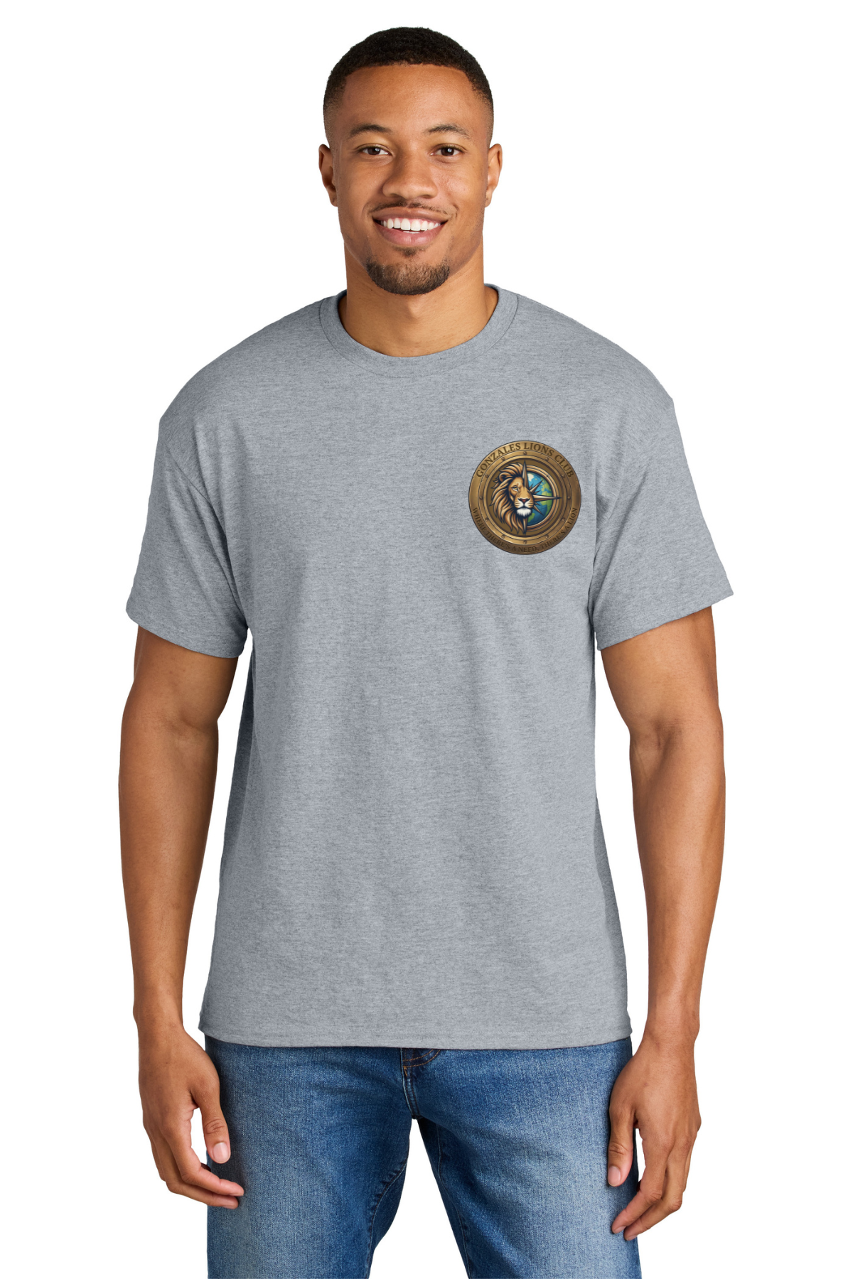 Lions Club Compass Design T Shirt