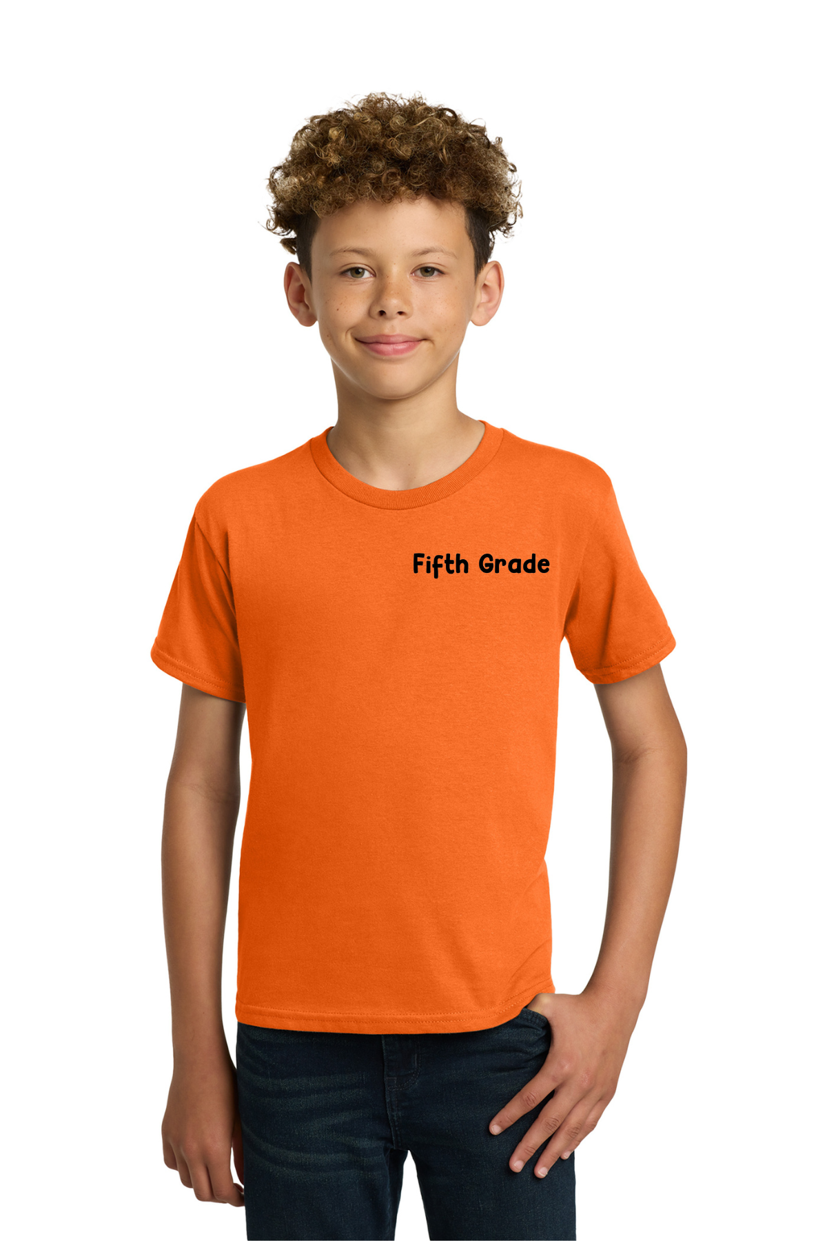 St Amant Primary 5th Grade Class Shirts - Safety Orange