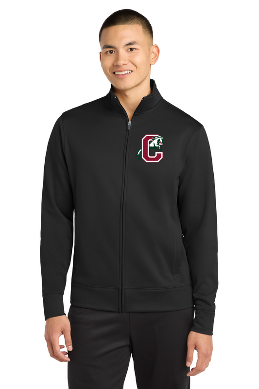 Central Middle Full Zip Jacket - Black