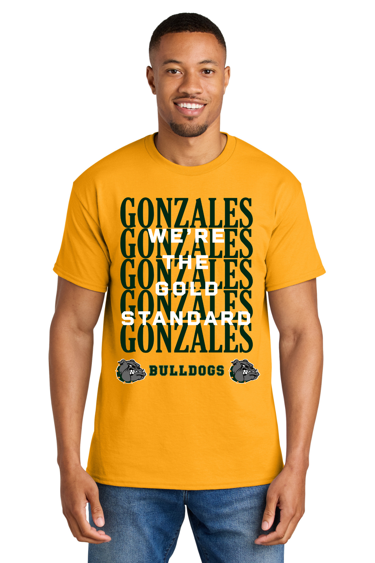 Gonzales Middle Spirit Shirt (Gold Standard Design)