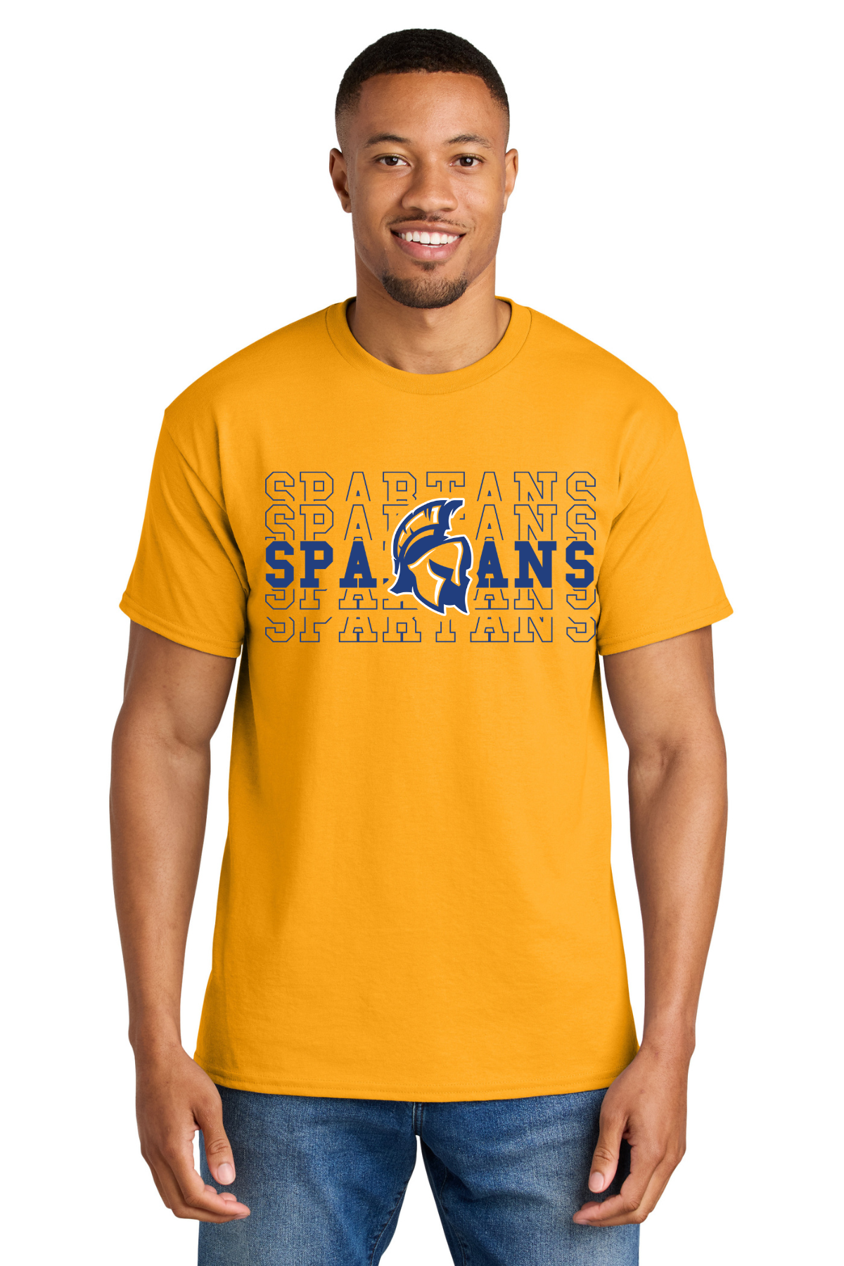 East Ascension High School T Shirt - Spartan Stacked Design