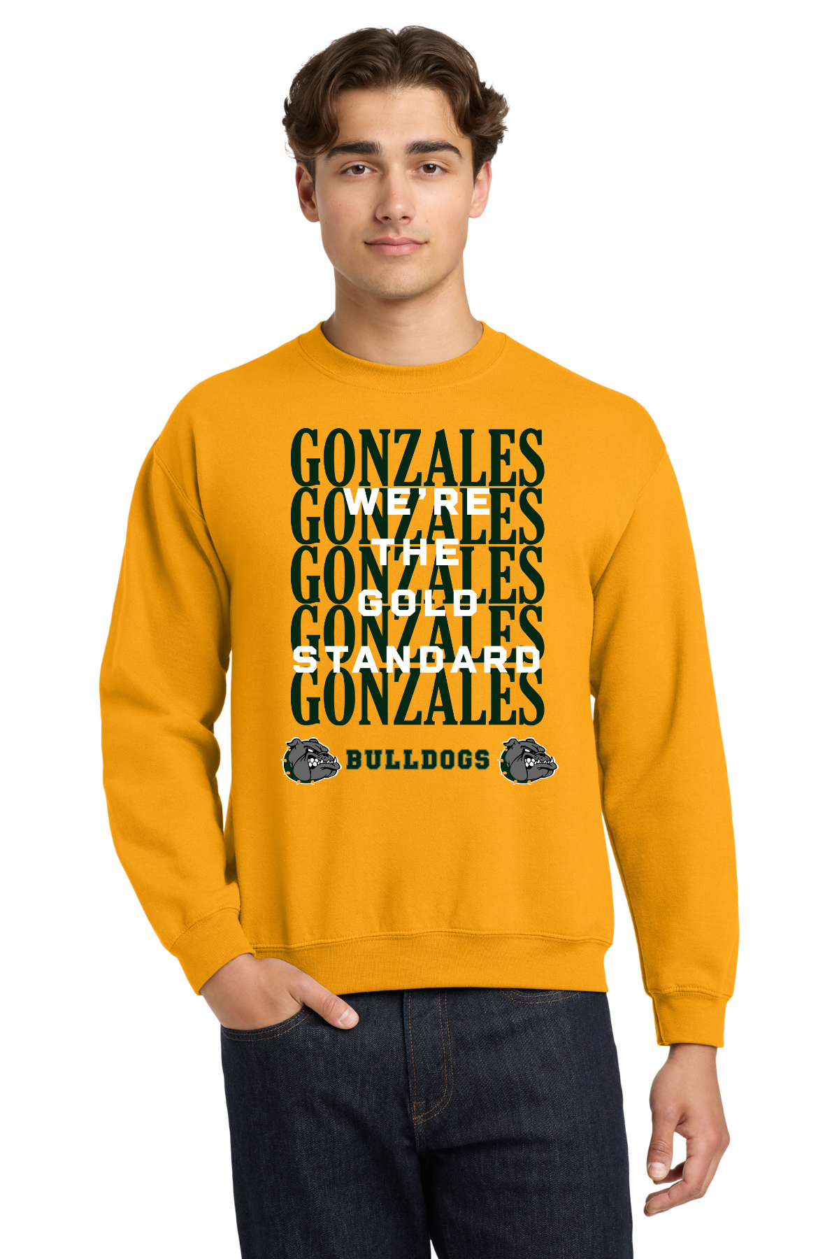 Gonzales Middle Sweatshirt (Gold Standard Design - adult sizes only)