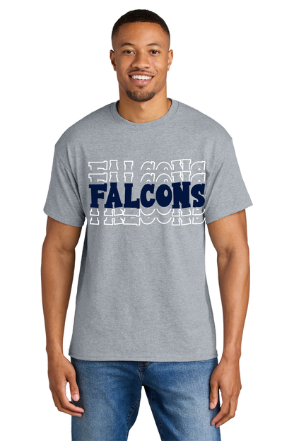 Bluff Ridge Primary Sport Grey T Shirt - Falcons