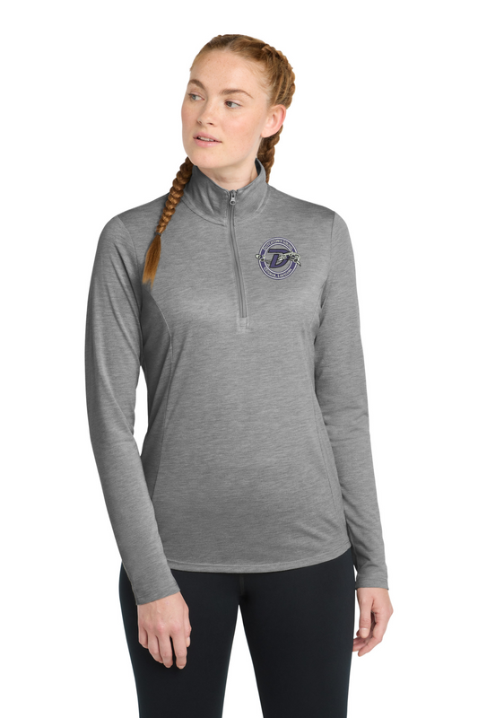 Dutchtown Sound Grey Long Sleeve Pullover - Ladies Cut