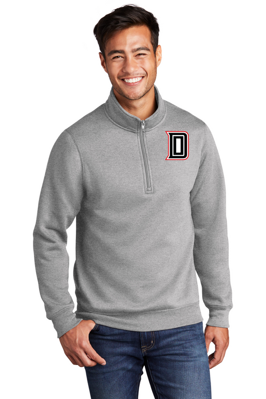 Donaldsonville High Quarter Zip Pullover - Grey