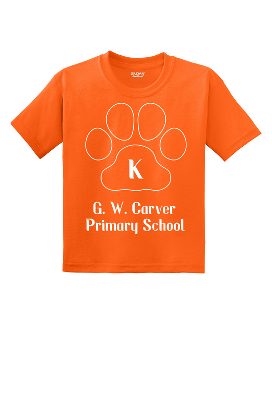 G W Carver Primary Kindergarten Class Shirt - Safety Orange