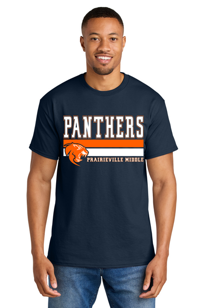 Prairieville Middle T Shirt - Navy