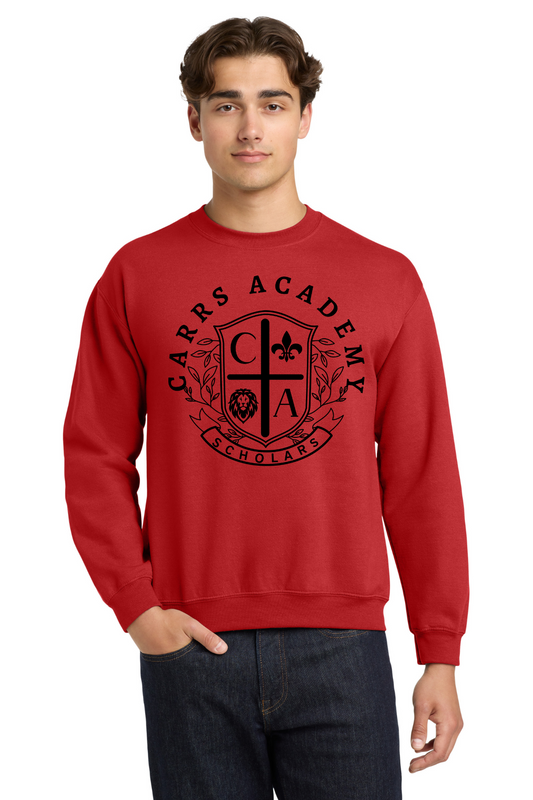 CARRS Academy Crewneck Sweatshirt - Red