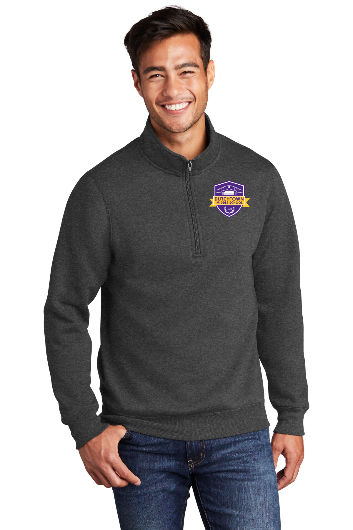Dutchtown Middle Quarter Zip Pullover - Embroidered Logo