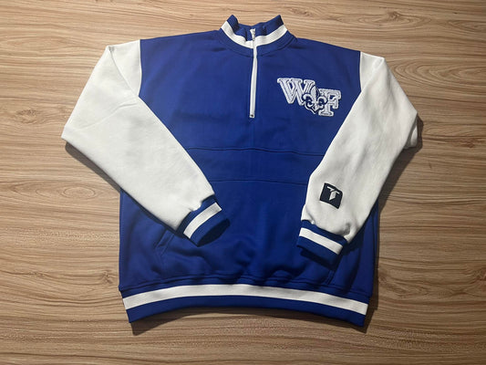 West Feliciana Half Zip with Contrasting Sleeves