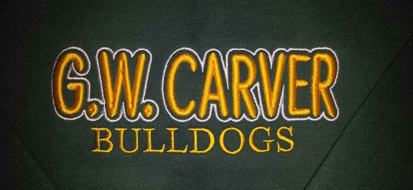 GW Carver Puff Embroidered Crewneck