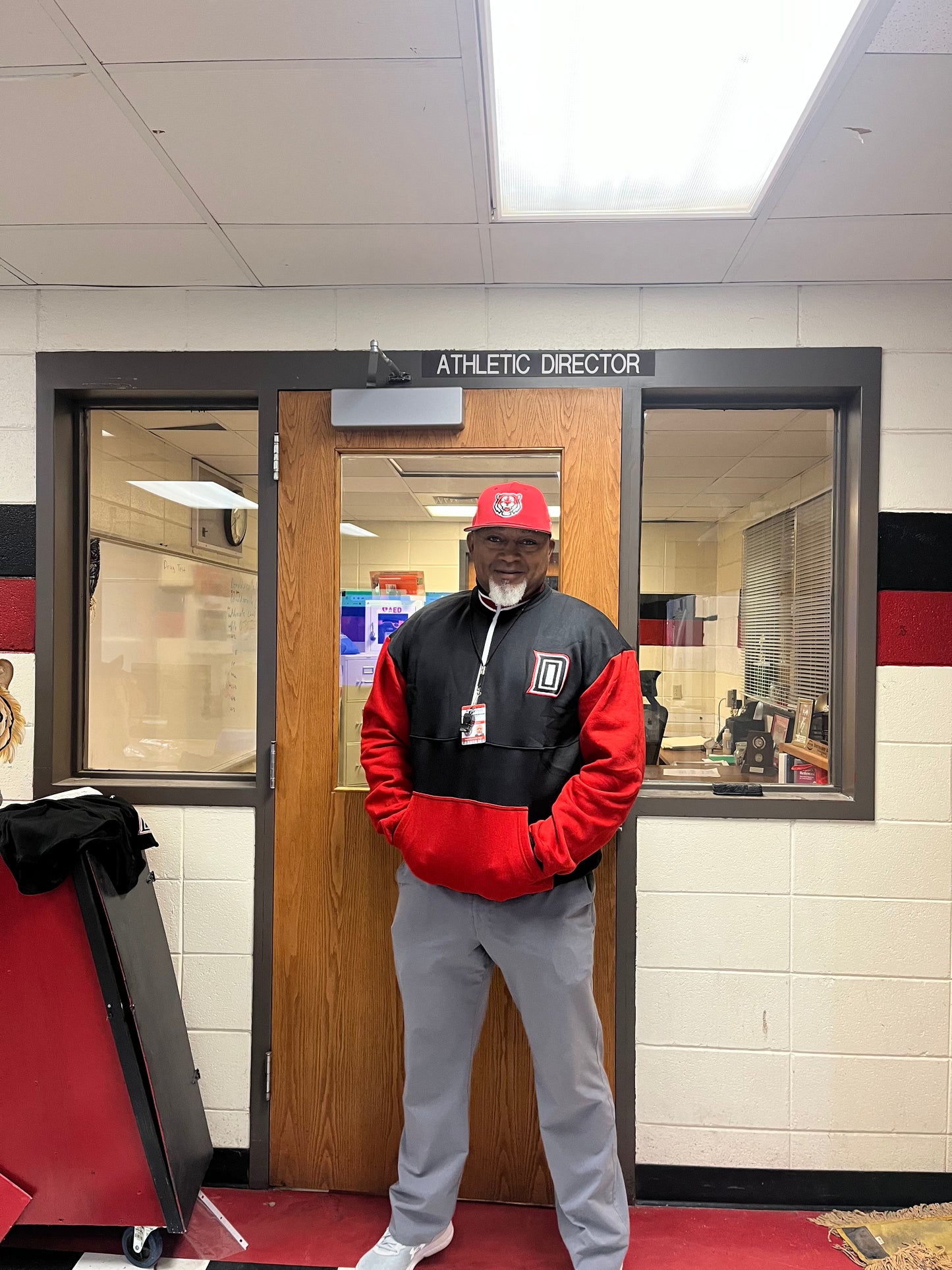 Donaldsonville High Half Zip Pullover with Embroidered Logo