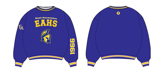 East Ascension Legacy Crewneck with Embroidered and Chenielle Logos