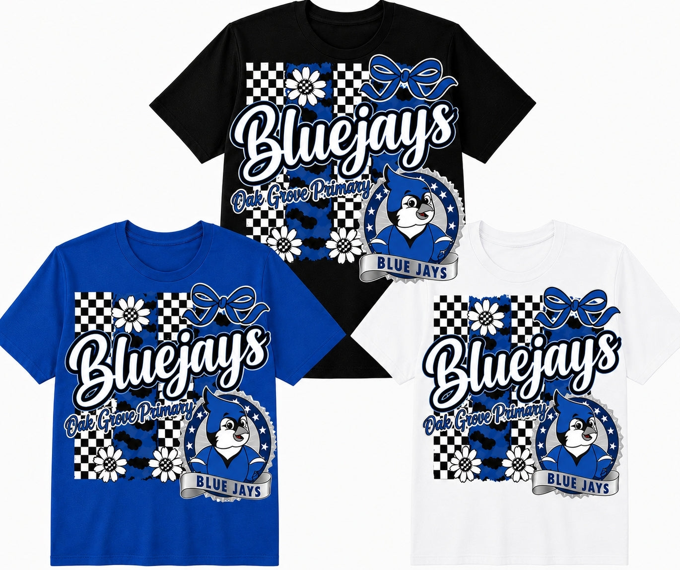Oak Grove Primary Flowers & Bows T Shirt