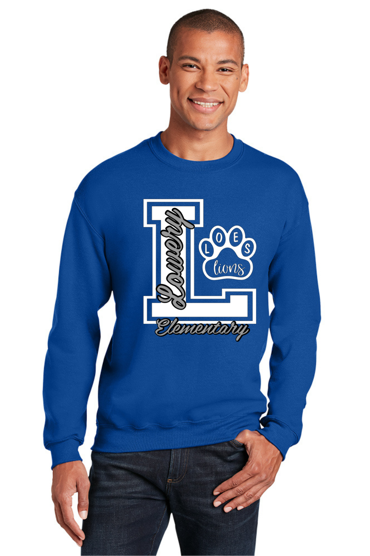 Lowery Elementary Royal Blue Crewneck Sweatshirt