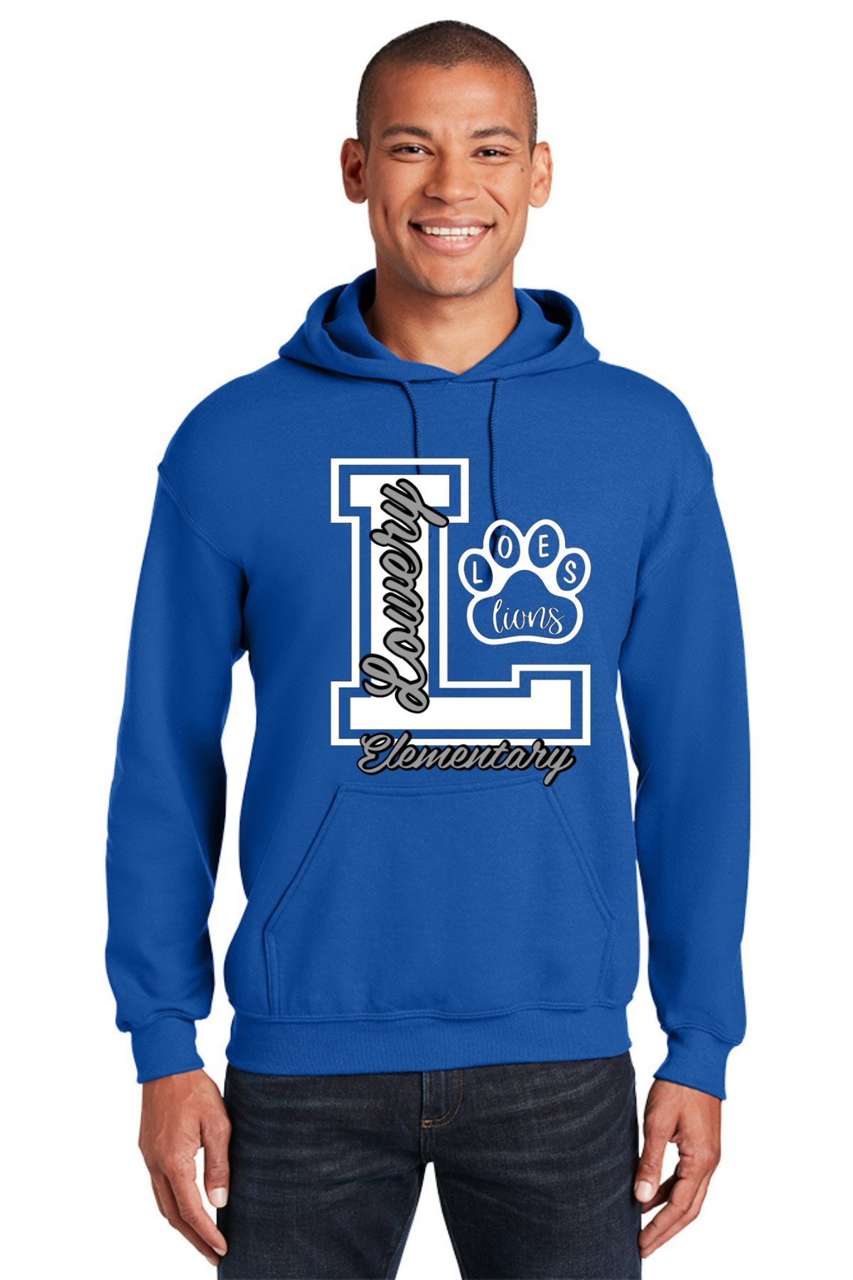 Lowery Elementary Royal Blue Hooded Sweatshirt