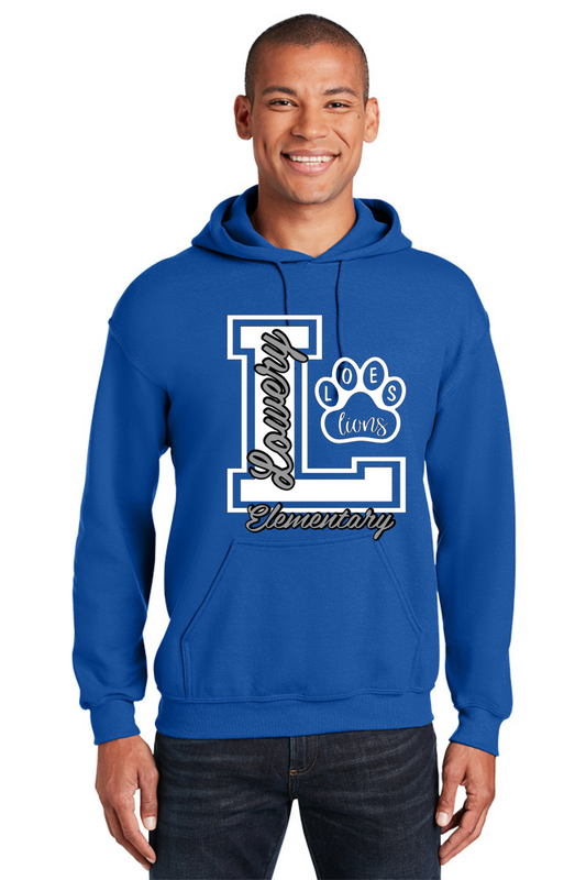 Lowery Elementary Royal Blue Hooded Sweatshirt