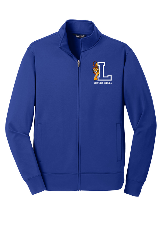 Lowery Middle Royal Blue Full Zip Jacket