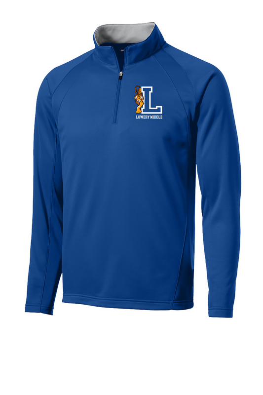 Lowery Middle Royal Blue 1/4 Zip Fleece