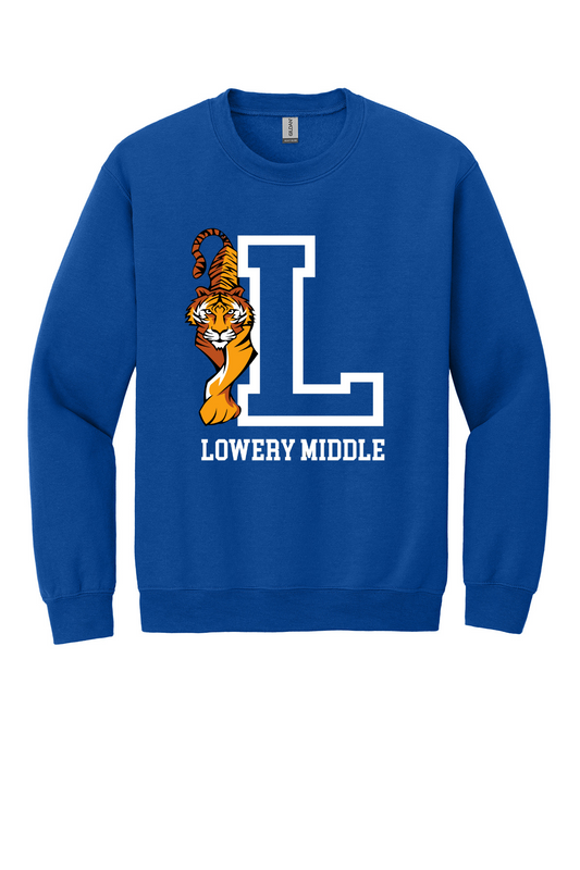 Lowery Middle Royal Blue Crewneck Sweatshirt