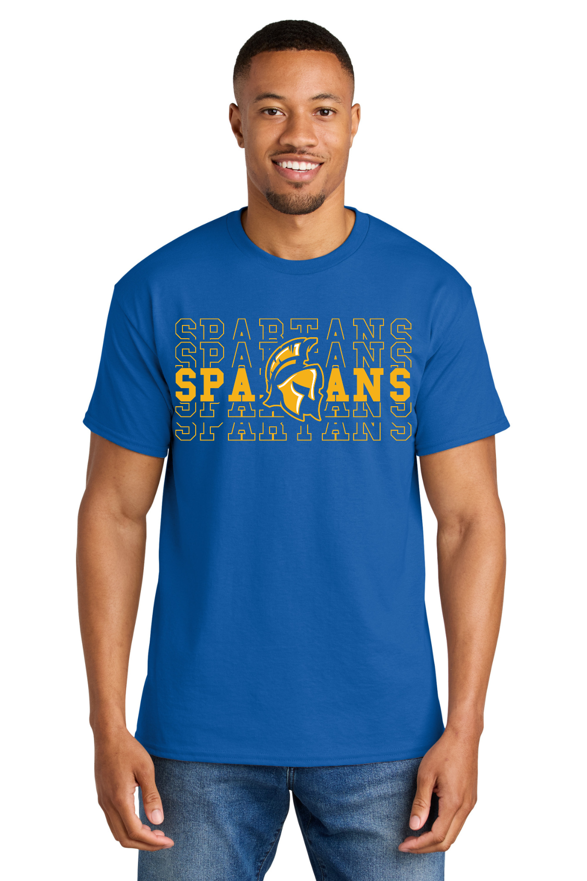 East Ascension High School T Shirt - Spartan Stacked Design