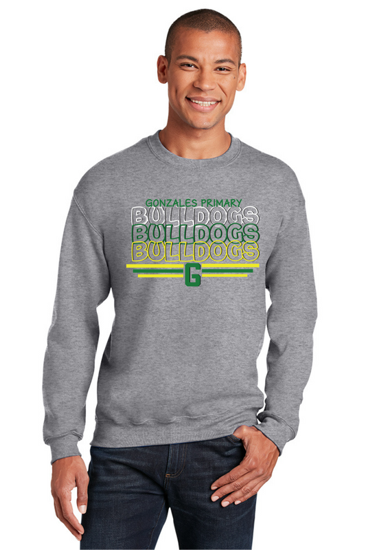 Gonzales Primary Sport Grey Crewneck Sweatshirt