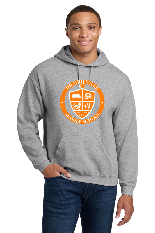 Prairieville Middle Hoodie Sweatshirt - Sport Grey