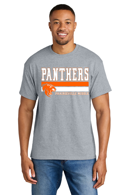 Prairieville Middle T Shirt - Sport Grey