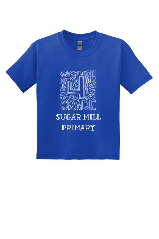 Sugar Mill Primary 4th Grade Class Shirts - Royal Blue