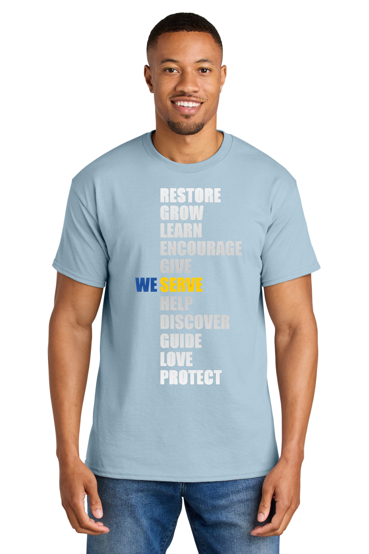 Lions Club We Serve Design T Shirt