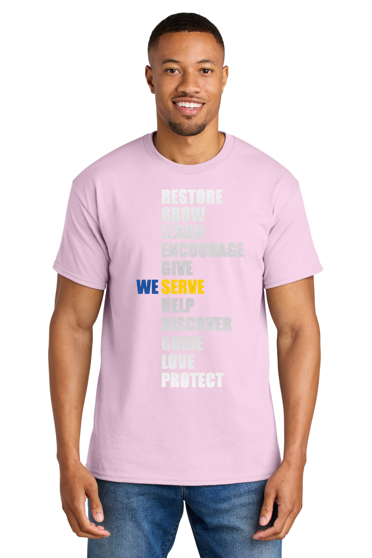 Lions Club We Serve Design T Shirt