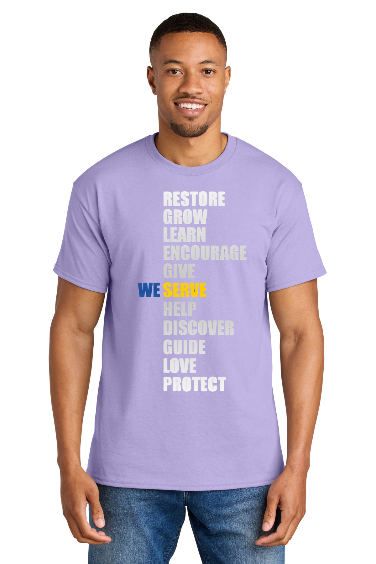 Lions Club We Serve Design T Shirt